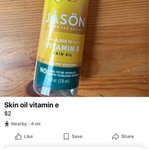 Jason Vitamin E Skin Oil